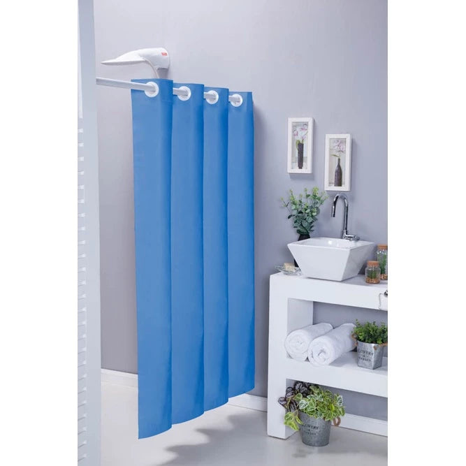 Cortina Para Box Pvc Impermeável AntiMofo 1.40 x 1.30m