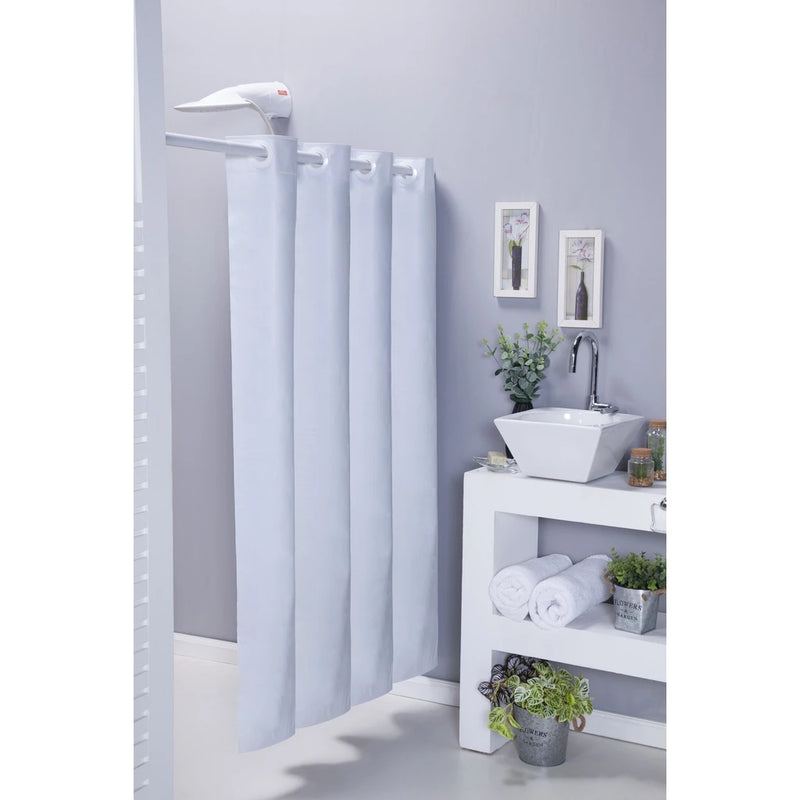 Cortina Para Box Pvc Impermeável AntiMofo 1.40 x 1.30m