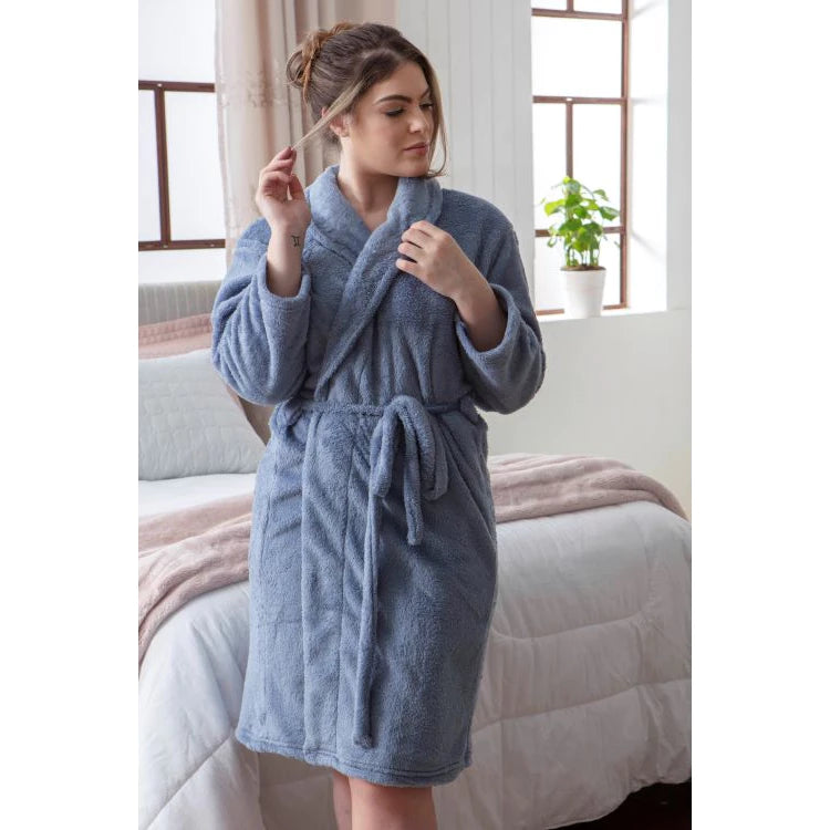 Roupão Adulto Plush Microfibra Aconchegante Unissex