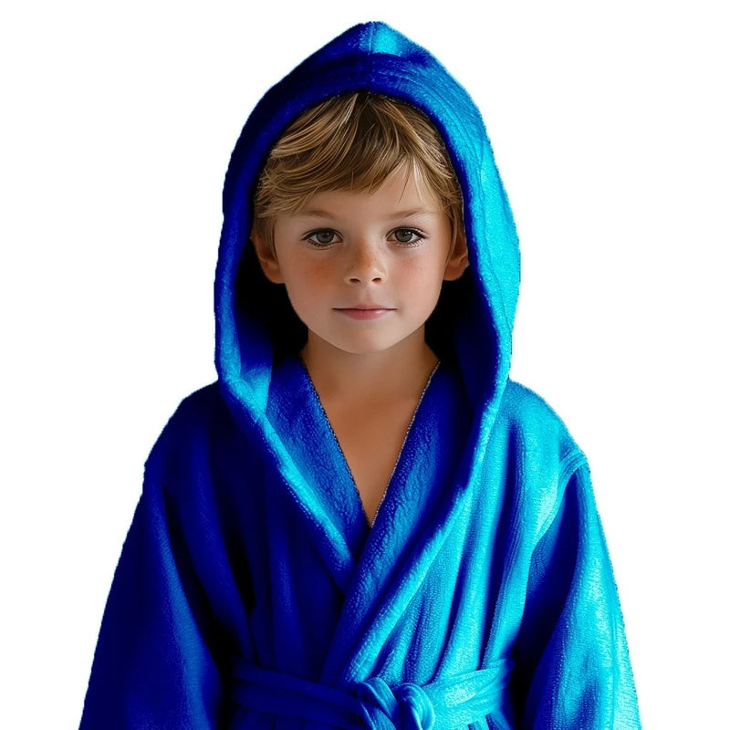 Roupão Plush Infantil Microfibra Aconchegante Unissex 05 a 08 Anos Promoção