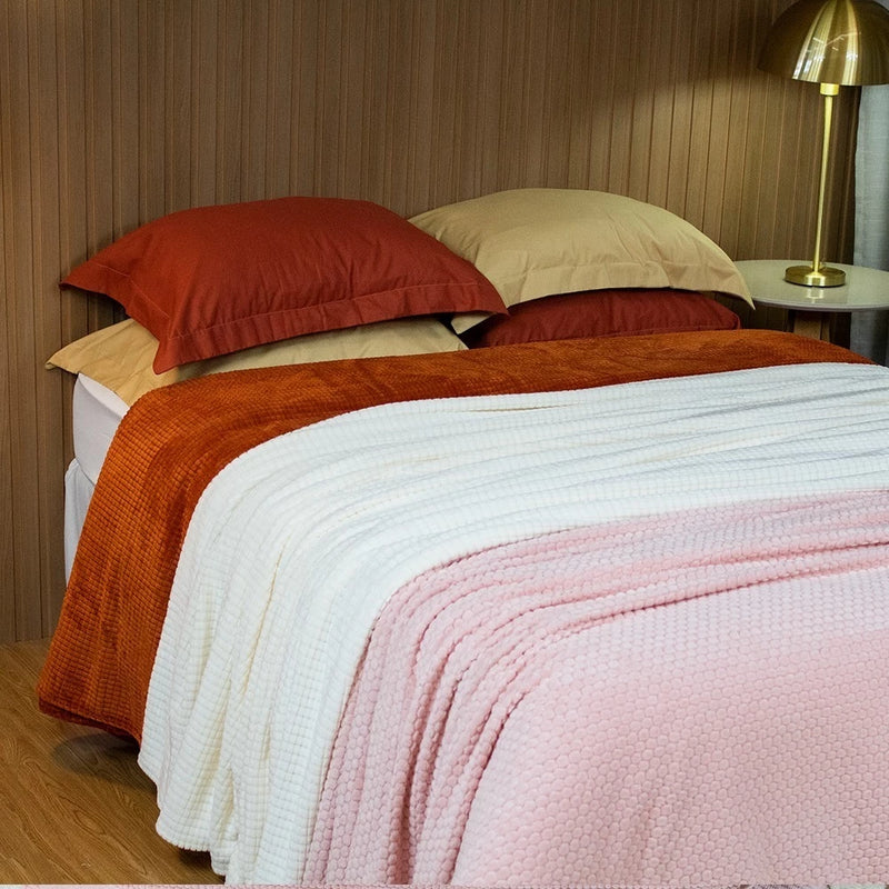 Cobertor Soft Plush Queen 2,20m X 2,50m Com Toque Aveludado